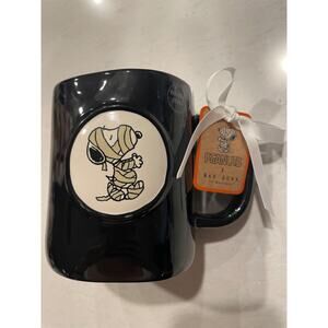 New Rae Dunn X Peanuts Snoopy ALL WOUND UP Double Sided Mug